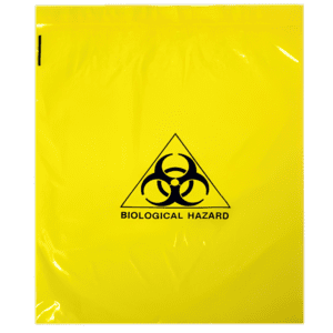 AEROHAZARD Biohazard Clinical Waste Bag 4L – Press Seal, 30um (250 x 300mm)