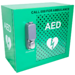 CARDIACT Alarmed Outdoor AED Cabinet with Lock 48 x 47 x 31cm
