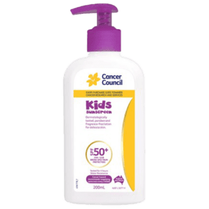 CANCER COUNCIL SPF50+ Kids Sunscreen Pump 200mL