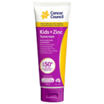 CANCER COUNCIL SPF50+ Kids+Zinc Sunscreen Tube 75mL