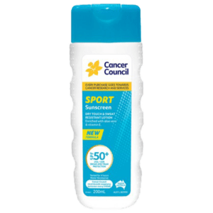 CANCER COUNCIL SPF50+ Sport Sunscreen Bottle 200mL