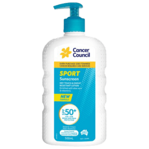 CANCER COUNCIL SPF50+ Sport Sunscreen Pump 500mL