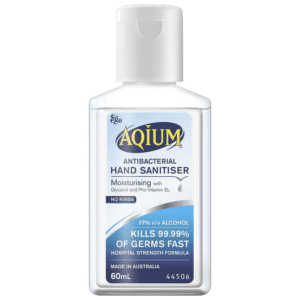 AQIUM Antibacterial Hand Gel 60mL Flip-top Bottle