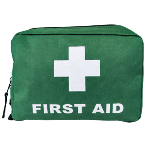 AEROBAG Small Green First Aid Bag 21 x 15 x 7.5cm