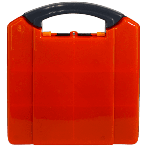 AEROCASE Small/Medium Orange and Grey  Neat Plastic Case