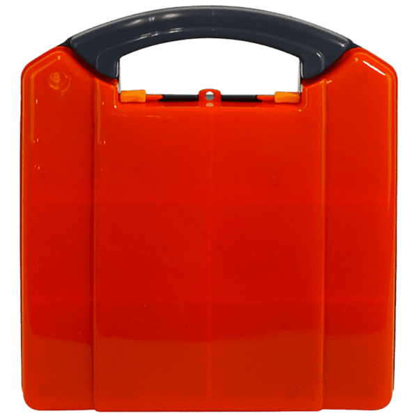 AEROCASE Small/Medium Orange and Grey  Neat Plastic Case