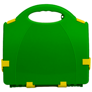 AEROCASE Medium Green and Yellow Neat Plastic Case