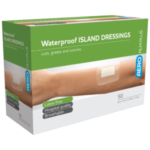 AEROFILM PLUS Waterproof Island Dressing 6 x 7cm Box/50 (GST Free)