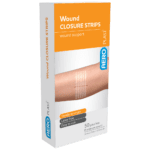 AEROPLAST Wound Closure Strips 3 x 75mm 5 strips/card (50 Cards Of 5) Box/250