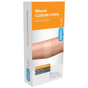 AEROPLAST Wound Closure Strips 3 x 75mm Box/50 (5 strips/card)