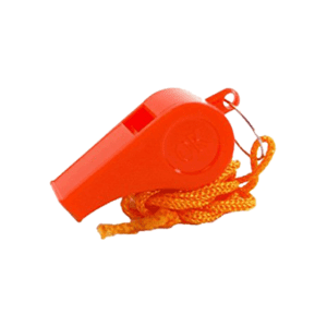 AeroSupplies Whistle – Orange Plastic