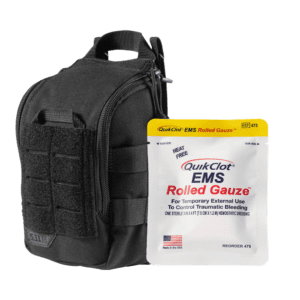 RAPIDSTOP Bleeding Control Kits – Medium, Tactical Pouch – EMS Roll