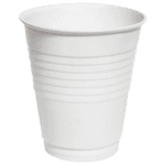 Plastic White Disposable Cup
