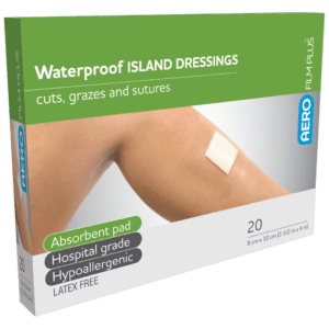 AEROFILM PLUS Waterproof Island Dressing 9 x 10cm Box/20 (GST Free)