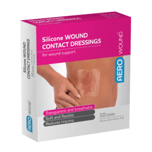 AEROWOUND Silicone Wound Contact Dressing 10 x 10cm