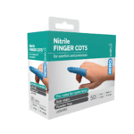 AEROSHIELD Large Nitrile Finger Cots Box/50