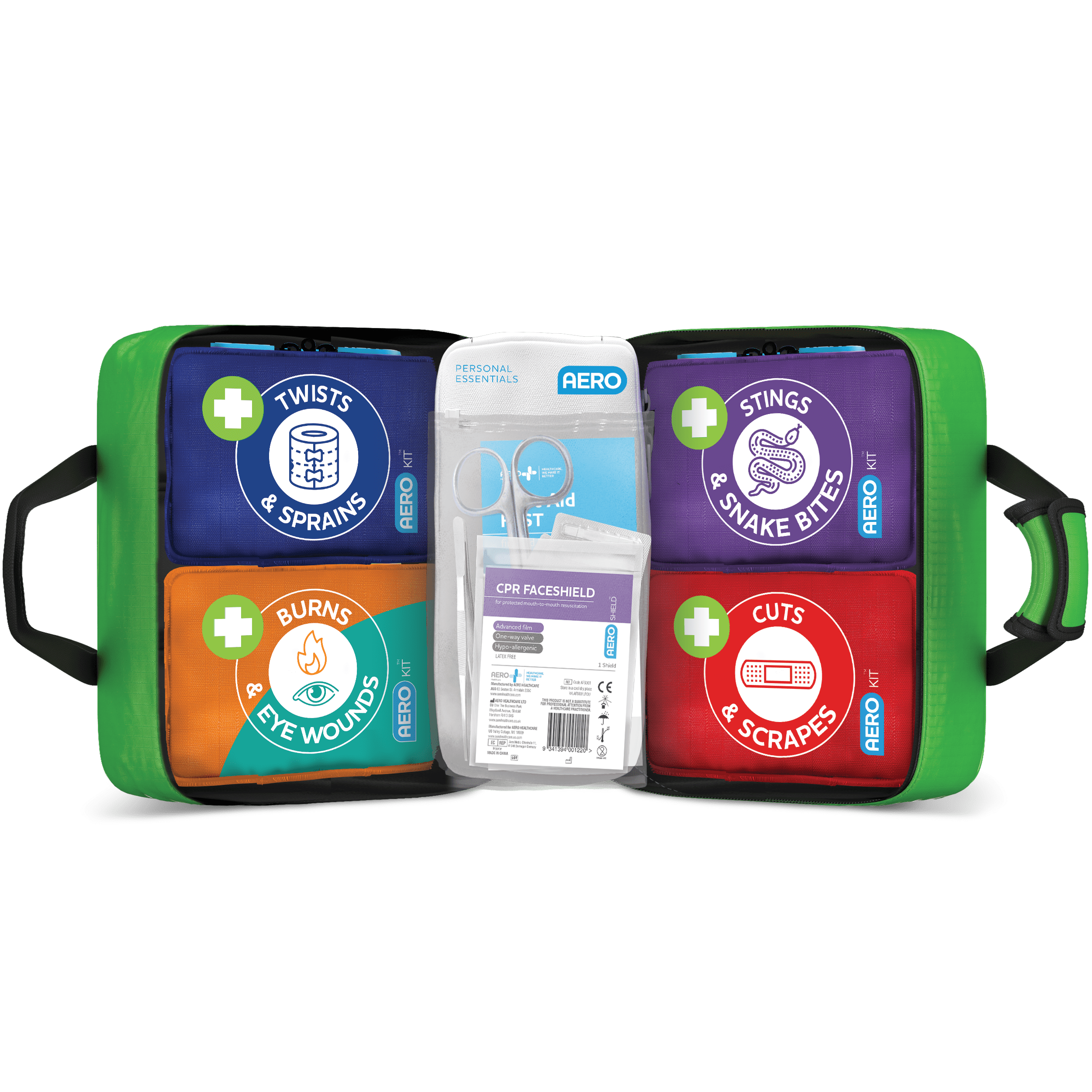 AeroKit™ NEW Mini Modulator First Aid Kits Colour Coded Modules