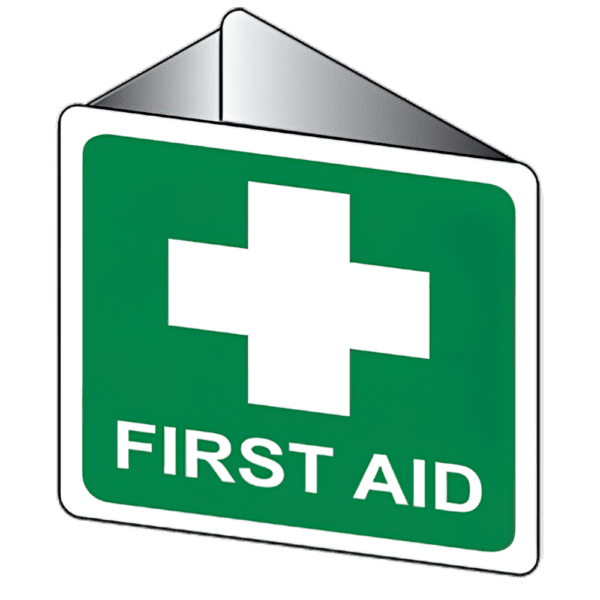 Off-Wall Poly First Aid Sign 22.5 x 22.5cm - Customers also search for: 434863 First Aid Signage 90 Degree,30401119 First Aid Sign Poly Off-Wall 225mmx 225mm