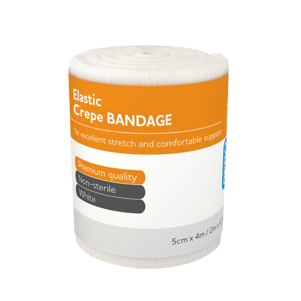 AEROCREPE Elastic Crepe Bandage 5cm x 4M Wrap/12 - Customers also search for: 3M AH010562710 Nexcare Band Crepe 100mmx1.6m,ACE BD207313 Ace Elastic Bandage,10cm,12 per Pack,Essity 73057-01 H/Crepe 8240 Band Med Wht 10cmx1.6m,MEDICREPE WB004 MEDICREPE Elastic Crepe Bandage,MEDICREPE WB009H MEDICREPE Elastic Crepe Bandage,Medstock MS10LCB MedStock LghtCrepeBand 10cmx1.6mx12,Smith & Nephew 36361480 Primacrepe Band Med Wht 10cm x 1.6m,Universal Choice CRBW100UB1 Universal Crepe Bandage,Medium Weight,10cm x 1.8m Unstretched,4m Stretched,Wrinkled,Universal Choice CRBH100U Universal Crepe Bandage,Heavyweight,10cm x 2.3m Unstretched,4.5m Stretched,Smooth,Brown,Universal Choice CRBH100UB Universal Crepe Bandage,Bleached White,Universal Choice CRBH100UBL Universal Crepe Bandage,Loose,Universal Choice CRBH100UL Universal Crepe Bandage,ACM Medium Weight Crepe Bandages,10105323 S+M Elastic Adhesive Bandage,10301018 Crepe Elastic Bandage Heavy 10cm