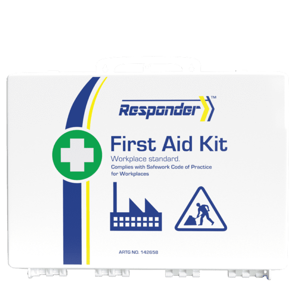 RESPONDER 4 Series Plastic Waterproof First Aid Kit 36 x 8.5 x 25cm - Customers also search for: Uneedit 4P-C,4P-25WR F.A.KIT: COMPLETE WA 1-25 STD REG SMALL WALL MOUNT PLASTIC CASE,4P-C F.A.KIT: COMPLETE NATIONAL (C) WORKPLACE WALLMOUNT PLASTIC