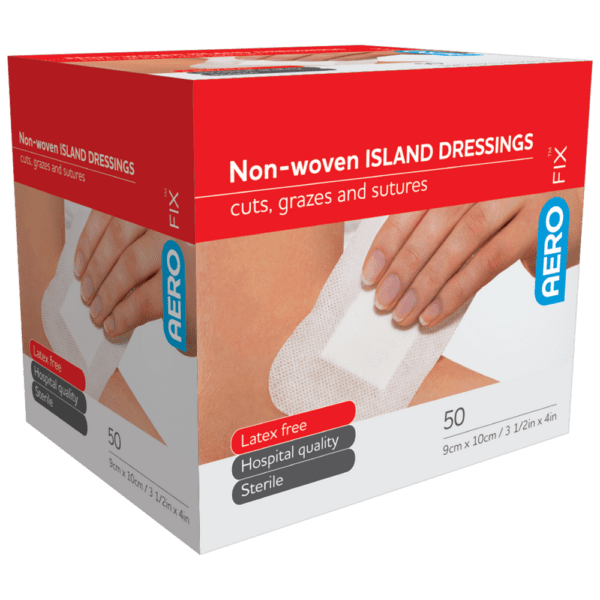 AEROFIX Non-Woven Island Dressing 9 x 10cm Box/50 - Customers also search for: AsGUARD Flex + ISD030 AsGUARD Flex + Non-Woven Island Dressing,baremedical 1990237 Dressing Adh Cloth 5 X 7Cm,baremedical 2528036 Island Dressing (Sterile),Essity 72380-00 L/Med 5cmx7.2cm x50,Essity 72382-00 L/Med T Plus 5cmx7.2cm x50,Leukoplast 7645027 Leukoplast  soft white,Medstock MS100710NSI MedStock Fabric IsDress 7x10cm x100,MedStock MS100507NSI MedStock Fabric IsDress 5x7cm x100,Smith & Nephew 66001478 Cutiplast 7.2x5cm x100 1478,Smith & Nephew 7135 Primapore Dress 8.3x6cm x50 7135,Smith & Nephew 66003634 Primapore Dress 7.2x5cm x50,Trafalgar 101306 ISLAND DRESSING 7.5CM X 5CM BOX 50,FRD148 Island Dressing,6 x 8cm,50pk,S631 Primapore Dressings 830x60mm Pk 50,13070001 Bodichek Non-Woven Island Dressing,10204033 Primapore Island Dressing 7.2cm x 5cm (50),10204035 Primapore Island Dressing 8.3cm x 6cm (50)