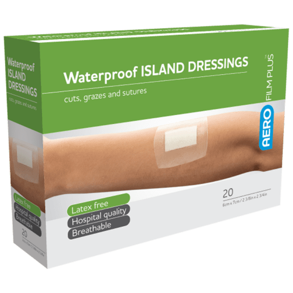 AEROFILM PLUS Waterproof Island Dressing 6 x 7cm Box/20 - Customers also search for: AsGUARD Clear + ISC001 AsGUARD Clear + Film Island Dressing,Sentry SAGISC001 AsGUARD Clear Plus Island Film Dressing,4 x 5cm,Sterile,ISC001,50 per Box,Sentry ISC001,13070017 Bodichek Waterproof Film Dressing,13070009 Bodichek Waterproof Film Island Dressing,13070014 Bodichek Waterproof Film Island Dressing,13070010 Bodichek Waterproof Film Island Dressing,13070016 Bodichek Waterproof Film Island Dressing