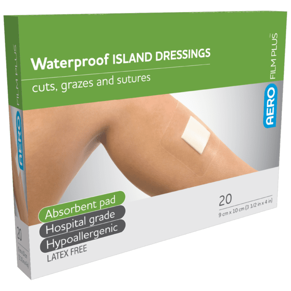 AEROFILM PLUS Waterproof Island Dressing 9 x 10cm Box/20 - Customers also search for: AsGUARD Clear + ISC001 AsGUARD Clear + Film Island Dressing,Sentry SAGISC001 AsGUARD Clear Plus Island Film Dressing,4 x 5cm,Sterile,ISC001,50 per Box,Sentry ISC001,13070017 Bodichek Waterproof Film Dressing,13070009 Bodichek Waterproof Film Island Dressing,13070014 Bodichek Waterproof Film Island Dressing,13070010 Bodichek Waterproof Film Island Dressing,13070016 Bodichek Waterproof Film Island Dressing