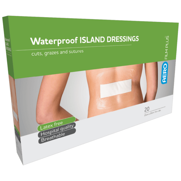 AEROFILM PLUS Waterproof Island Dressing 15 x 20cm Box/20 - Customers also search for: AsGUARD Clear + ISC001 AsGUARD Clear + Film Island Dressing,Sentry SAGISC001 AsGUARD Clear Plus Island Film Dressing,4 x 5cm,Sterile,ISC001,50 per Box,Sentry ISC001,13070017 Bodichek Waterproof Film Dressing,13070009 Bodichek Waterproof Film Island Dressing,13070014 Bodichek Waterproof Film Island Dressing,13070010 Bodichek Waterproof Film Island Dressing,13070016 Bodichek Waterproof Film Island Dressing