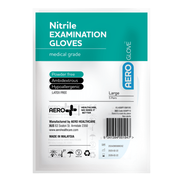 AEROGLOVE Large Nitrile Powder-Free Gloves Bag/10 - Customers also search for: baremedical 2054491 Glove Exam Nitrile Small N/S P/Free Std Cuff Blue,baremedical 2386867 Glove Exam Nitrile Small,3054S Nitrile Gloves -100 Pack Small,13015019 Bodichek Glove Exam Nitrile Powder Free,PP1086 Medicom Nitrile Powder Free Blue Glove Small 100pk,BNG7400 Clearance - Bastion Nitrile Gloves White Powder Free 100pk,PP1000B Medicom Nitrile Biodegradeable Gloves Small 100pk,11601010 Nitrile Glove Disposable Powder Free Blue Small (100)