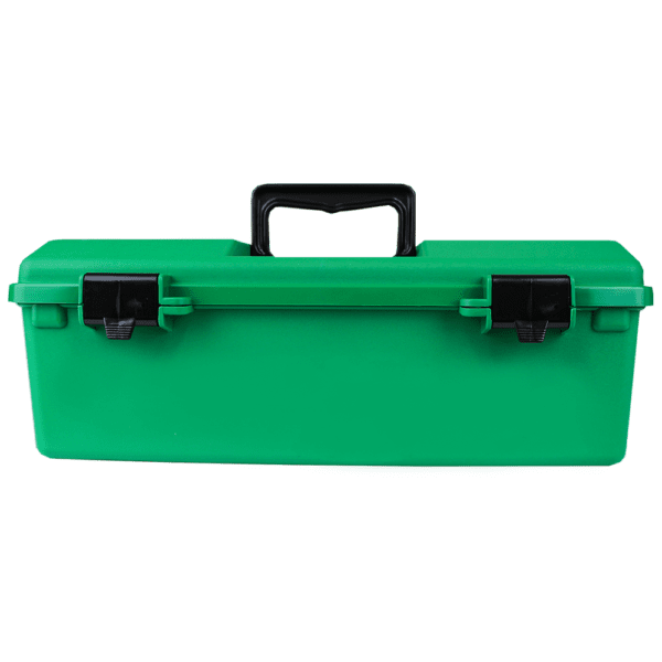 AEROCASE Green Plastic Tacklebox with 1 Liftout Tray 23 x 40 x 14.5cm - Customers also search for: B1 B1,Conforming Bandage,5cm,3pk,F1 F.A.KIT: CASE PLASTIC FISCHER 1 TRAY GREEN