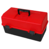 AEROCASE Red and Black Plastic Tacklebox 2 Tray Cantilever 16 x 33 x 19cm - Customers also search for: B1 B1,Conforming Bandage,5cm,3pk,F1 F.A.KIT: CASE PLASTIC FISCHER 1 TRAY GREEN