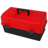 AEROCASE Red and Black Plastic Tacklebox with 2 Trays 20 x 40 x 23cm - Customers also search for: B1 B1,Conforming Bandage,5cm,3pk,F1 F.A.KIT: CASE PLASTIC FISCHER 1 TRAY GREEN