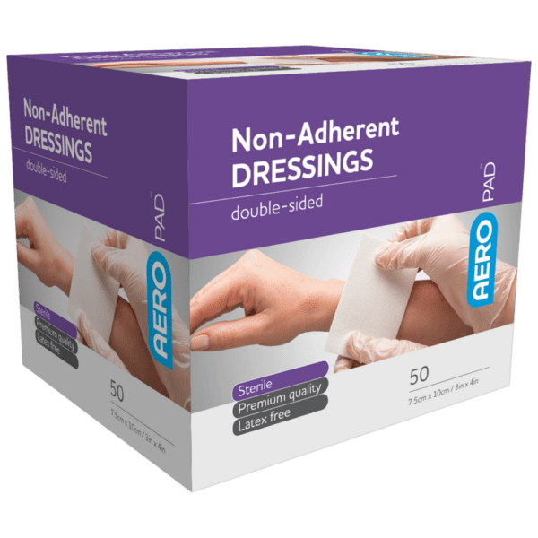 AEROPAD Non-Adherent Dressing 7.5 x 10cm Box/50 - Customers also search for: Essity 73289-00 L/Med LA 5cmx5cm x50,Medstock MS0505NSP MedStock NStk Pad 5x5cm x50,Sentry NAD001,SURVIVAL NONADDR5 Non-adherent wound dressing,sterile,Trafalgar 873420 FAC NON ADHERENT DRESSING 5X5CM,Trafalgar 101310 NON ADHERENT DRESSING 5 X 5CM BOX 50,D3-BULK D3-BULK,Non-Adherent Dressing,5 x 5cm,50pk,BTS1393 Melolin Non Adhesive Dressing 5x5cm,21910 Non-Adherent Dressing 5 x 5cm (1),2152 Non-adherent Dressing 5cm x 5cm,13070026 Bodichek Non Adherent Dressing Light