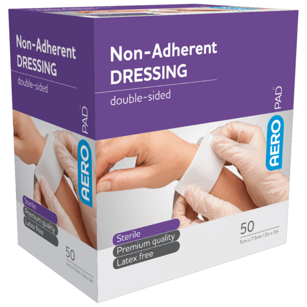 AEROPAD Non-Adherent Dressing 5 x 7.5cm Box/50 - Customers also search for: Essity 73289-00 L/Med LA 5cmx5cm x50,Medstock MS0505NSP MedStock NStk Pad 5x5cm x50,Sentry NAD001,SURVIVAL NONADDR5 Non-adherent wound dressing,sterile,Trafalgar 873420 FAC NON ADHERENT DRESSING 5X5CM,Trafalgar 101310 NON ADHERENT DRESSING 5 X 5CM BOX 50,D3-BULK D3-BULK,Non-Adherent Dressing,5 x 5cm,50pk,BTS1393 Melolin Non Adhesive Dressing 5x5cm,21910 Non-Adherent Dressing 5 x 5cm (1),2152 Non-adherent Dressing 5cm x 5cm,13070026 Bodichek Non Adherent Dressing Light