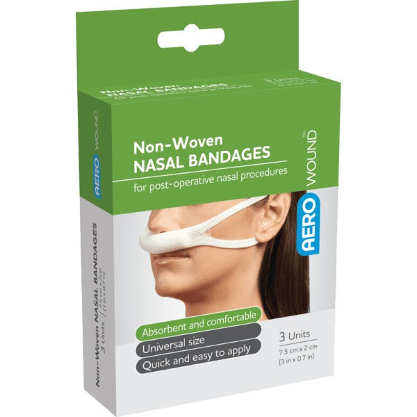 AeroWound Nasal Sling Bandage 3pk