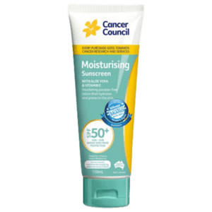 CANCER COUNCIL SPF50+ Moisturising Sunscreen Tube 110mL Customers also search for: A50616 Ultra Protect SPF50+ Sunscreen Bundle