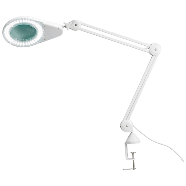 LED Magnifying Lamp with Table Clamp (12cm diameter, 115cm extension) - Customers also search for: LML700 Magnifying Lamp,869684 Magnifying Lamp Desk Clamp Bracket