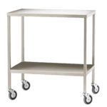 Medium Stainless Steel Trolley 80 x 50 x 90.5cm