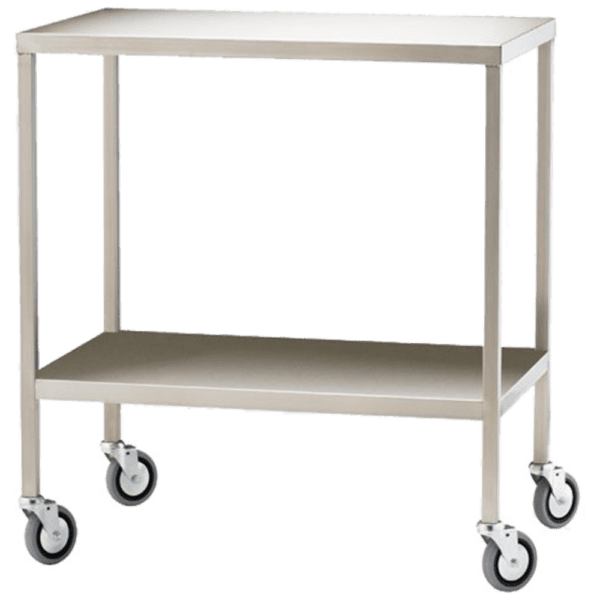 Large Stainless Steel Trolley 110 x 50 x 90.5cm