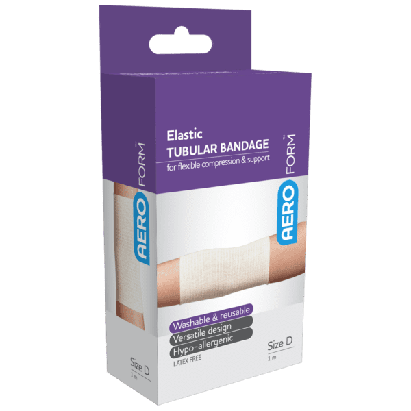 AEROFORM Size D Large Limbs Elastic Tubular Bandage 7.5cm x 1M