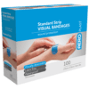 AEROPLAST Premium Visual Strip 7.5 x 2.5cm Box/100 - Customers also search for: bandaid,75Mmx1M Blue Detectable Dressing Strips,13010006 Bodichek Strips Detect Plastic 72x25mm Blue 100's Sterile,10203002 Blue Visual Dressing Strips 7.2cm x 2.2cm (100)