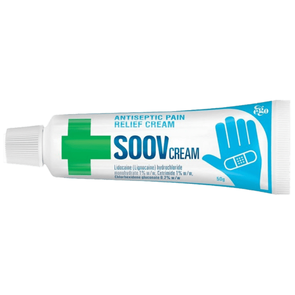 SOOV Antiseptic Cream Tube 50g - Customers also search for: Trafalgar 63600 SAVLON CREAM 75G,A22888 Healaid Antiseptic Cream 25G Tube