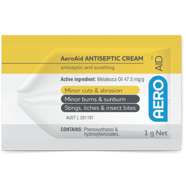 AEROAID Antiseptic Cream Sachet 1g - Customers also search for: Aeroaid RAPCRM01A Aero Aid Antiseptic Cream,Tea Tree Melaleuca Oil,1 Gram,Each,Brave Nature 879860 Brave Nature Antiseptic and Itch Relief Cream 1g Sachet pack of 10,Trafalgar 879860 Brave Nature Antiseptic and Itch Relief Cream 1g Sachet pack of 10,FRS030-A Antiseptic Cream,1g Sachet,500pk,of-10 Brave Nature Antiseptic and Itch Relief Cream 1g Sachet pack of 10,A508 Itch Relief Sachet pk5,09853A Itch Relief Sachet (1),A517 Itch Relief Sachet pk10,SAVRC1 Antiseptic,10103001 Antiseptic Cream Sachet 1g (1)