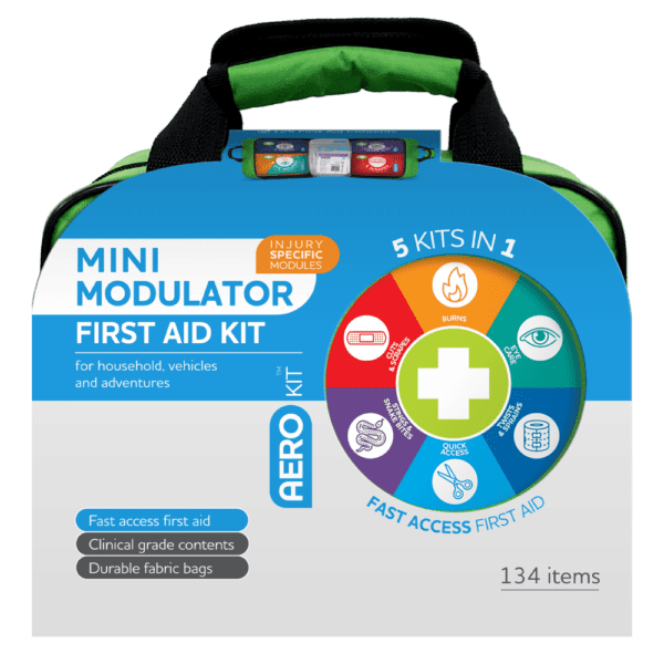 AEROKIT 3 Series Modular Mini Softpack First Aid 25 x 15 x 21.5cm