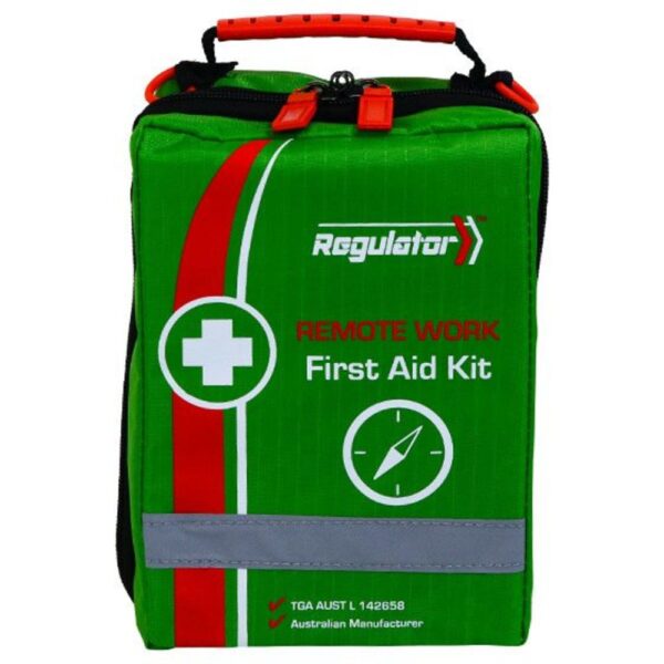 REGULATOR Remote Work First Aid Kit 19.5 x 13 x 9cm - Customers also search for: Livingstone FAKCONBUS Livingstone Bush Walker First Aid Kit,Complete Set In Nylon Pouch,Livingstone FAKCONHIKR Livingstone Hiking First Aid Kit,Complete Set In Red Nylon Pouch,Livingstone FAKCONHIK Livingstone Hiking First Aid Kit,Complete Set In Green Nylon Pouch,Trafalgar 102395 On-The-Go Kit,Trafalgar 854318 Small Remote First Aid Kit,20420504 Brenniston Remote & Outdoor First Aid Kit