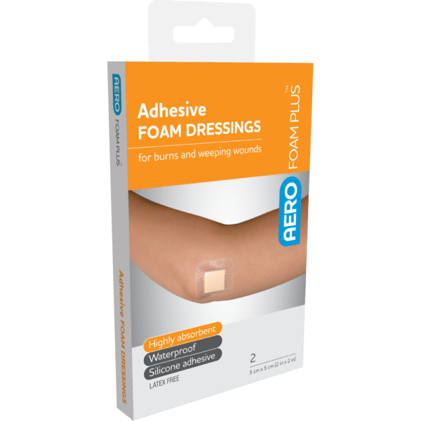 AEROFOAM PLUS Adhesive Foam Dressings 5 x 5cm Box/2 - Customers also search for: Coloplast BIOTANE Biataine Non Adhesive Foam Dressing,15 x 15cm,5 per Box,ConvaTec AQCFDAD10X10CM AQUACEL (CVT) ADHESIVE FOAM DRESSING,10CM X 10CM,10/PK,ConvaTec CT421557 ConvaTec Foam Lite Adhesive Dressing,8cm x 8cm,10 Pieces/Box,ConvaTec CT421561 ConvaTec Foam Lite Adhesive Dressing,15cm x 15cm,10/Box,Medstock MS1010F MedStock FoamN/Adh Dress10x10cmBx10,Medstock MS1010SF MedStock SilFmDressBord 10x10cmBx10,MedStock PHA101010SF Multipack Silicone Foam Dressing with Border,Smith & Nephew SN1280 Smith & Nephew Allevyn Adhesive Dressing,17.5cm,10 per pack (SN0045),Smith & Nephew ALAFDL Allevyn Life Adhesive Foam Dressing,15.4 x 15.4cm,Large,10 per Box,Smith & Nephew ALAFDS Allevyn Life Adhesive Foam Dressings,Small,10.3 x 10.3cm,Smith & Nephew ALAFDM Allevyn Life Adhesive Foam Dressings,Medium,12.9 x 12.9cm,Smith & Nephew 66800270 Allevyn Gent Bord 10x10cm Bx 10,Smith & Nephew 36361440 Allevyn Life Sml 10.3x10.3cm Pk2,12633914 Healband Foam Dressing