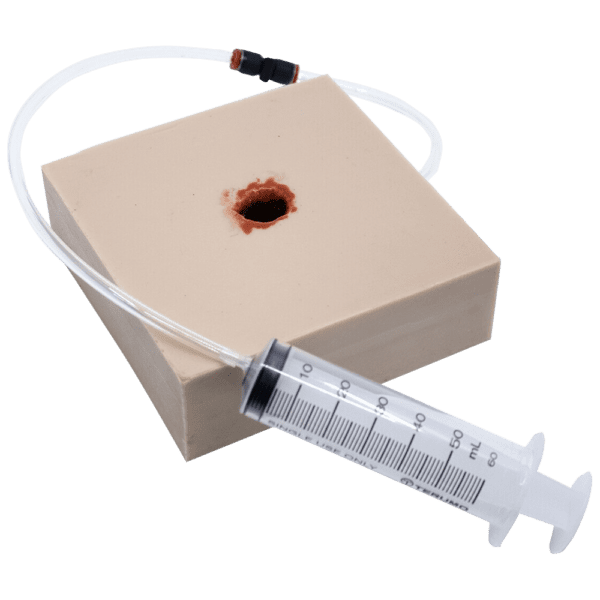 TRAUMASIM Gunshot Haemostatic Clotting Trainer (Square)