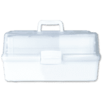 AEROCASE Medium White and Clear Tacklebox 42 x 21 x 22cm (for AFAK4T/AFAK5T)