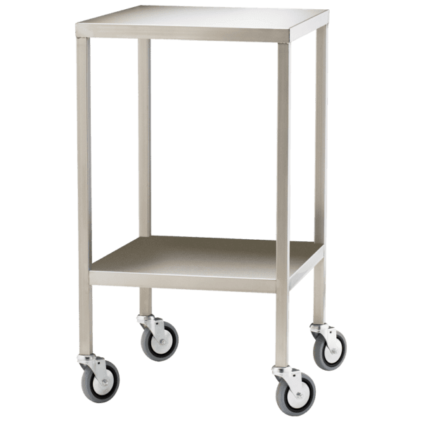 Small Stainless Steel Trolley 50 x 50 x 90.5cm