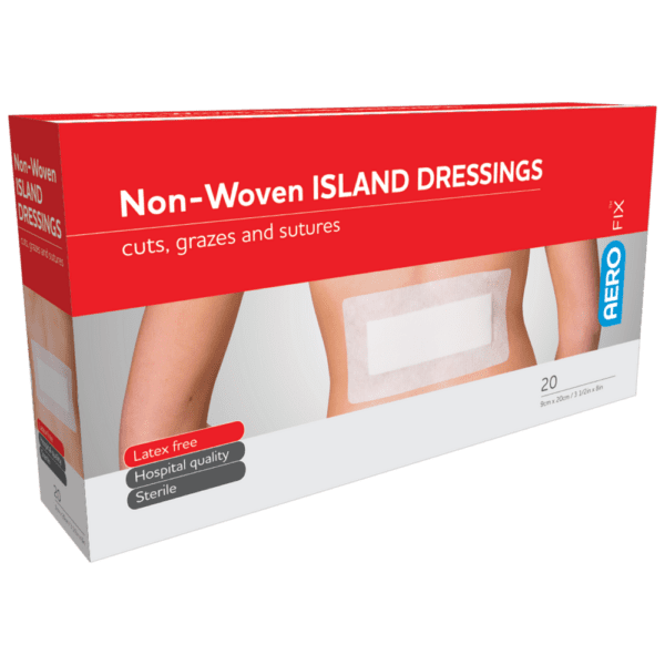 AEROFIX Non-Woven Island Dressing 9 x 20cm Box/20 - Customers also search for: AsGUARD Flex + ISD030 AsGUARD Flex + Non-Woven Island Dressing,baremedical 1990237 Dressing Adh Cloth 5 X 7Cm,baremedical 2528036 Island Dressing (Sterile),Essity 72380-00 L/Med 5cmx7.2cm x50,Essity 72382-00 L/Med T Plus 5cmx7.2cm x50,Leukoplast 7645027 Leukoplast  soft white,Medstock MS100710NSI MedStock Fabric IsDress 7x10cm x100,MedStock MS100507NSI MedStock Fabric IsDress 5x7cm x100,Smith & Nephew 66001478 Cutiplast 7.2x5cm x100 1478,Smith & Nephew 7135 Primapore Dress 8.3x6cm x50 7135,Smith & Nephew 66003634 Primapore Dress 7.2x5cm x50,Trafalgar 101306 ISLAND DRESSING 7.5CM X 5CM BOX 50,FRD148 Island Dressing,6 x 8cm,50pk,S631 Primapore Dressings 830x60mm Pk 50,13070001 Bodichek Non-Woven Island Dressing,10204033 Primapore Island Dressing 7.2cm x 5cm (50),10204035 Primapore Island Dressing 8.3cm x 6cm (50)